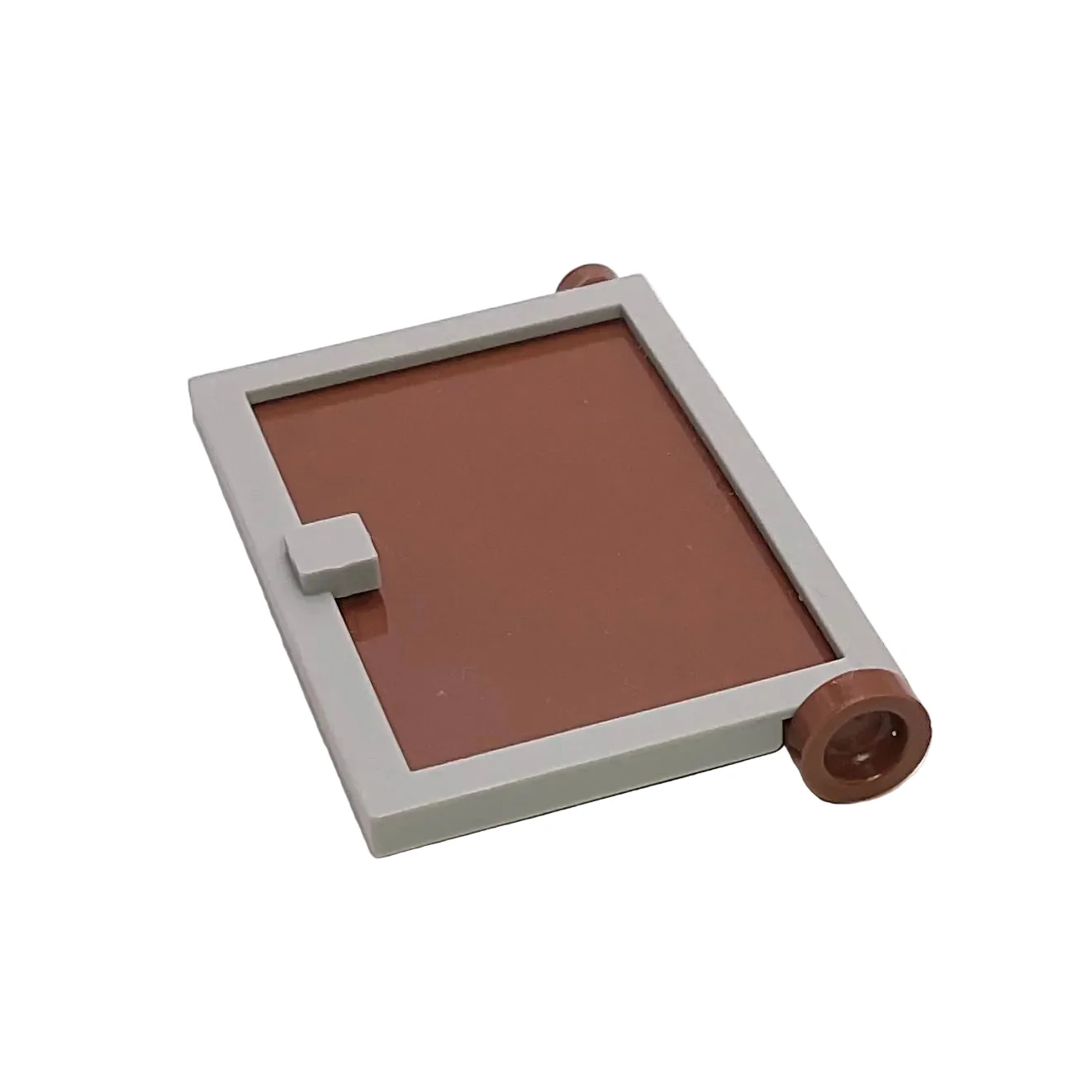 Door 1 x 4 x 5 Right with Fixed Reddish Brown Glass, Part# 73435c04