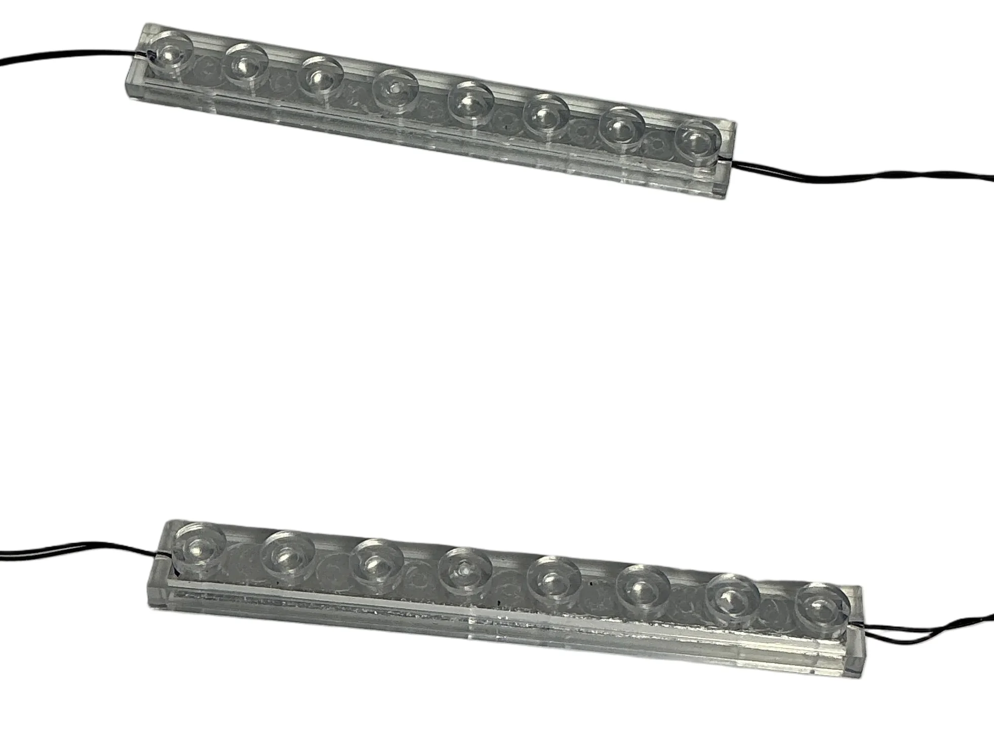 Double 1x8 LED Light Up Plates, DIY System, Reconnectable, LB1x8C2-LA - Image 8