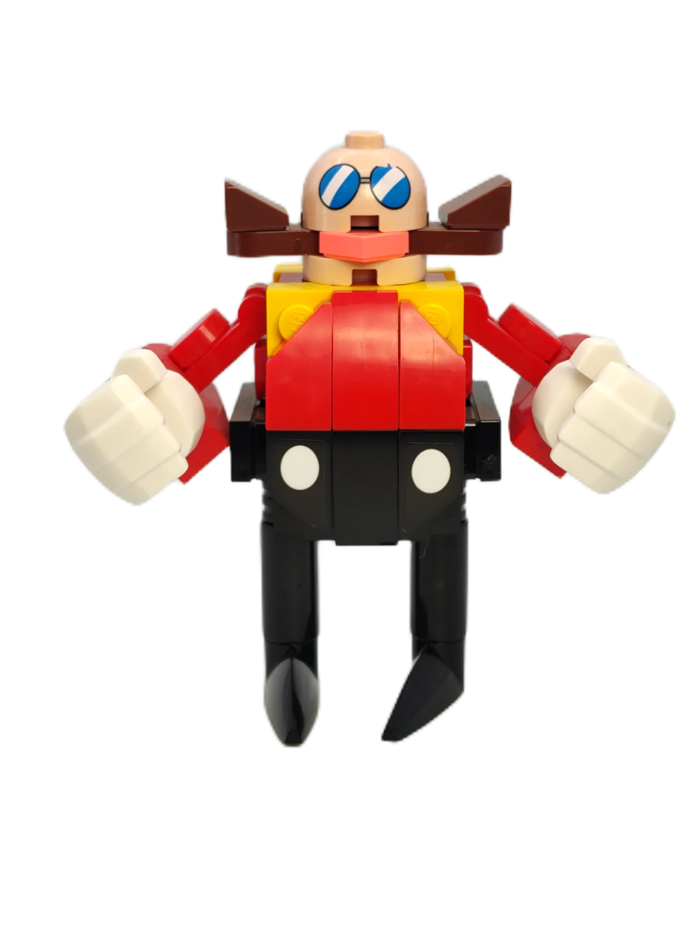 Dr. Eggman (Doctor Ivo Robotnik) with Stickers, idea164s - LEGO® Sonic Minifigure