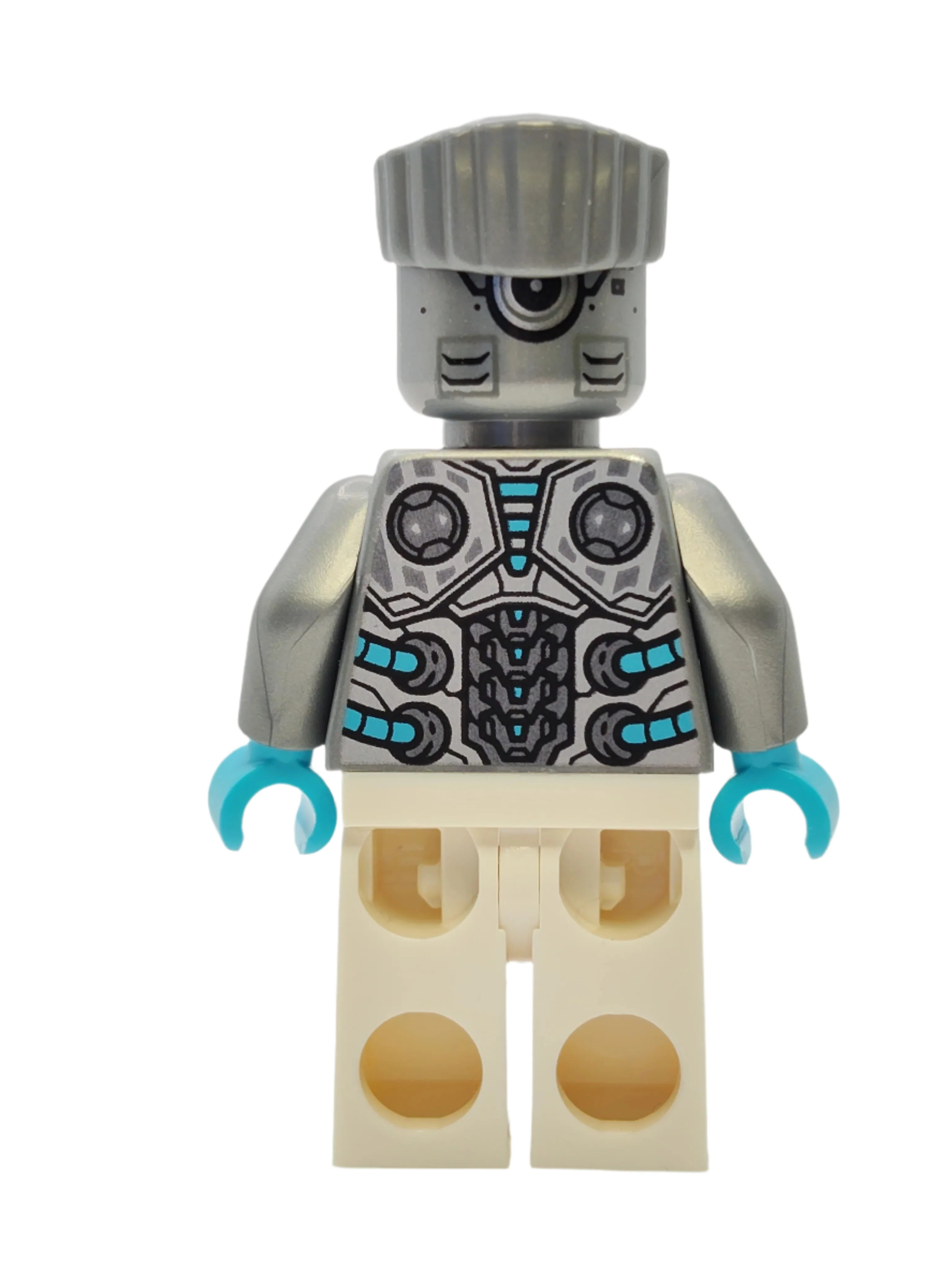 Dragons Rising Zane - Flat Silver Torso, njo0922 - LEGO® Ninjago Minifigure - Image 3