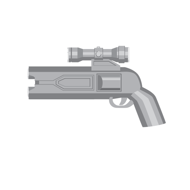 DT-10 Mandalorian Blaster for Lego Star Wars Minifigures - Image 2