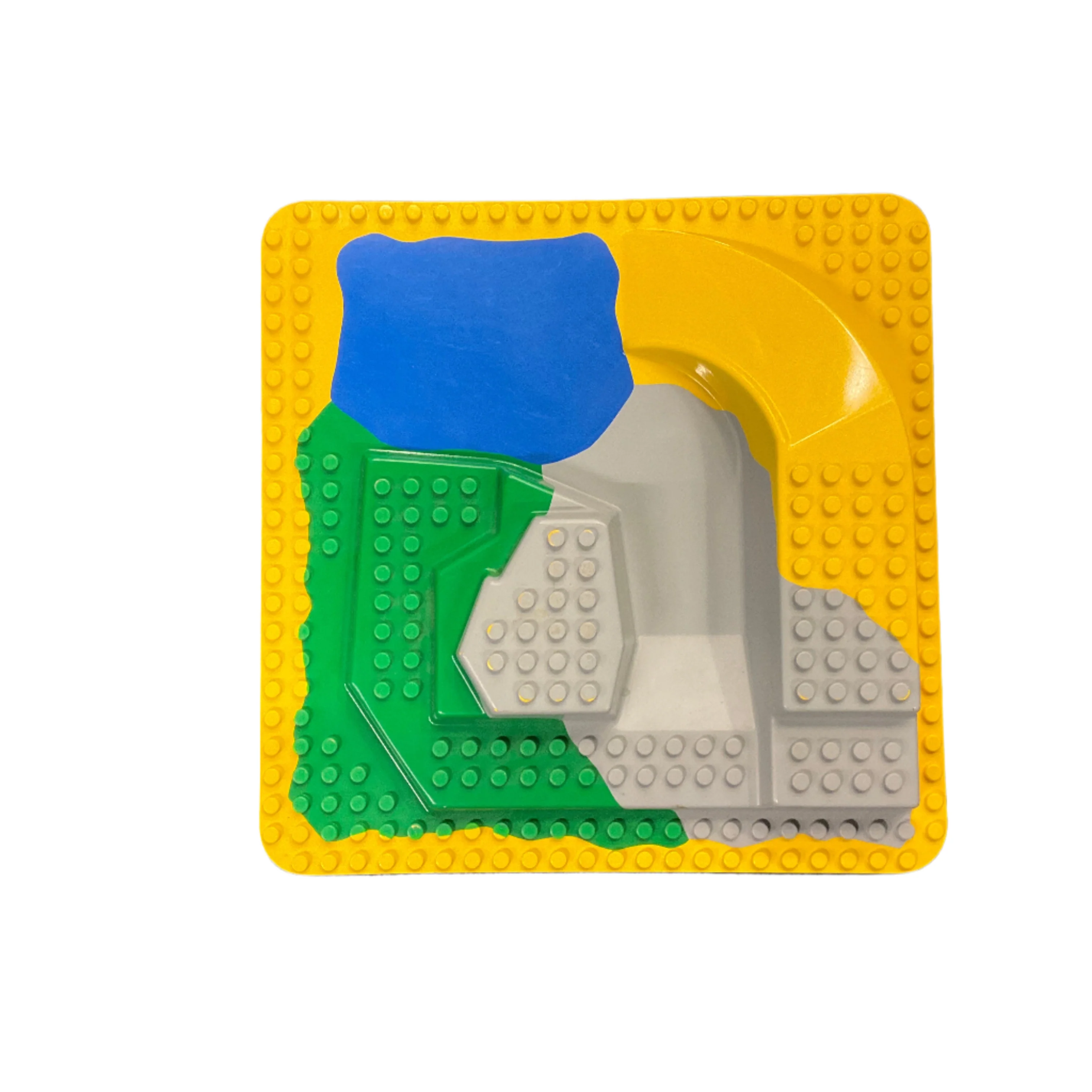 Duplo, Baseplate Raised 24 x 24 Four Level with Lake, 2295