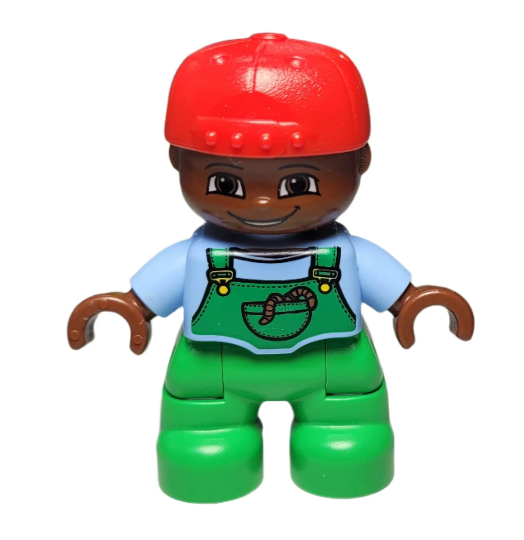Duplo Boy, Red Cap, Green Overalls, 47205pb013