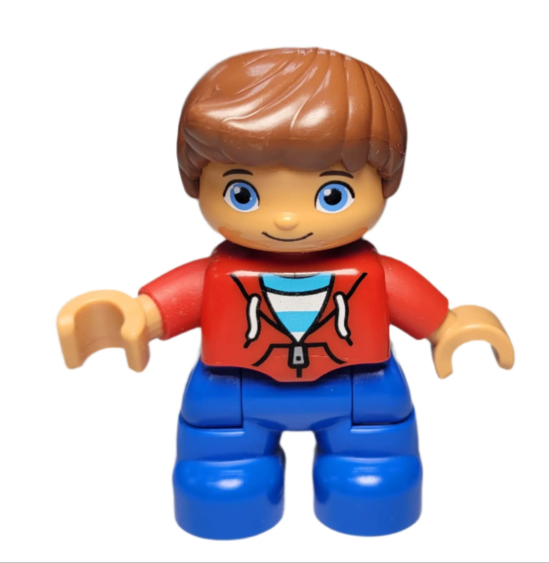 Duplo Boy, Red Top with Zipper, 47205pb056