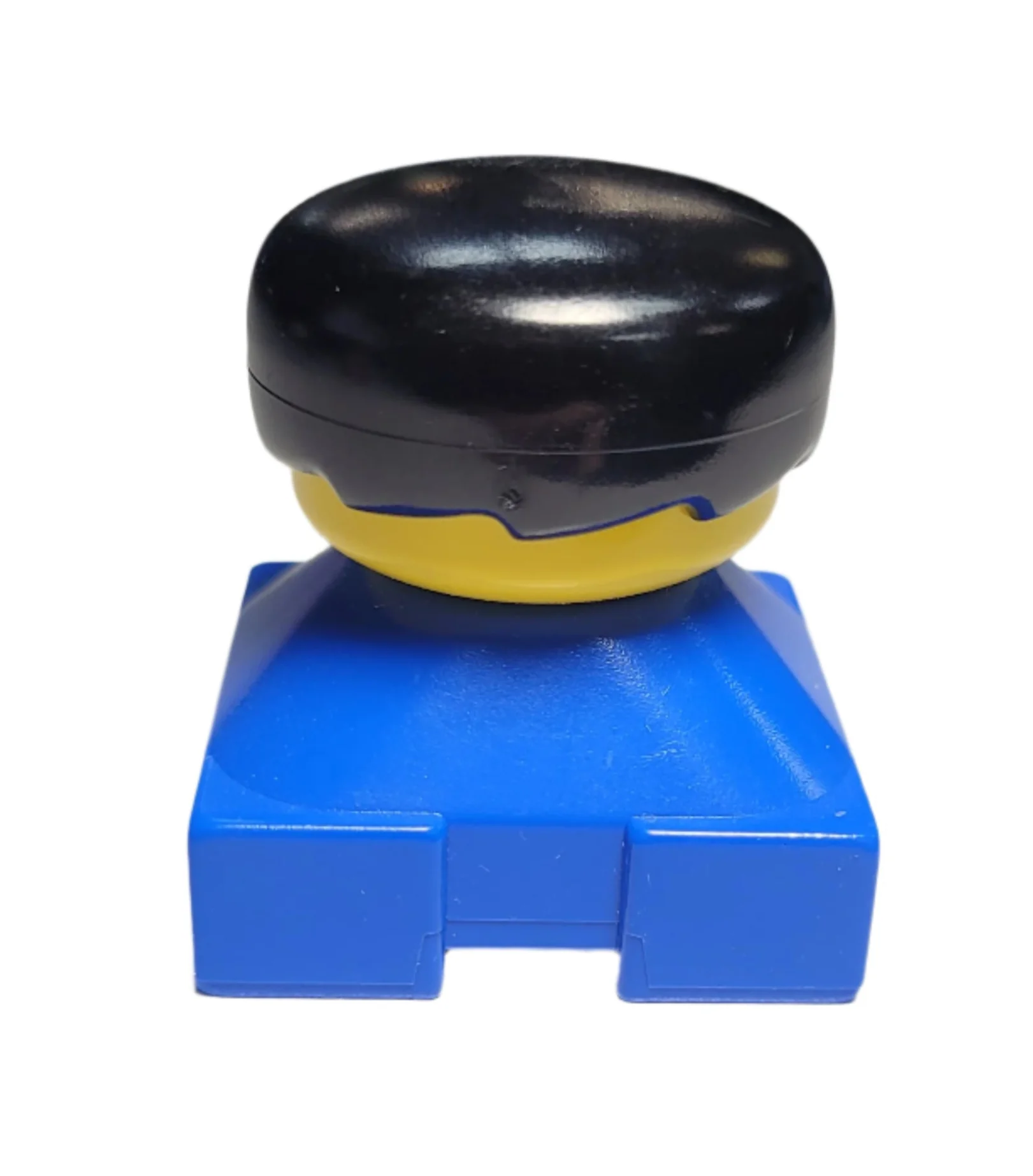 Duplo Figure Brick, Striped Overalls, 2327pb01 - Image 2