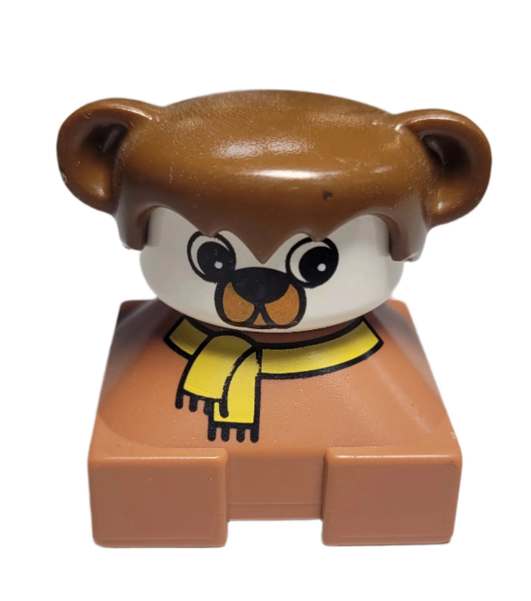 Duplo Figure Brick, Dog Face, 2327pb21