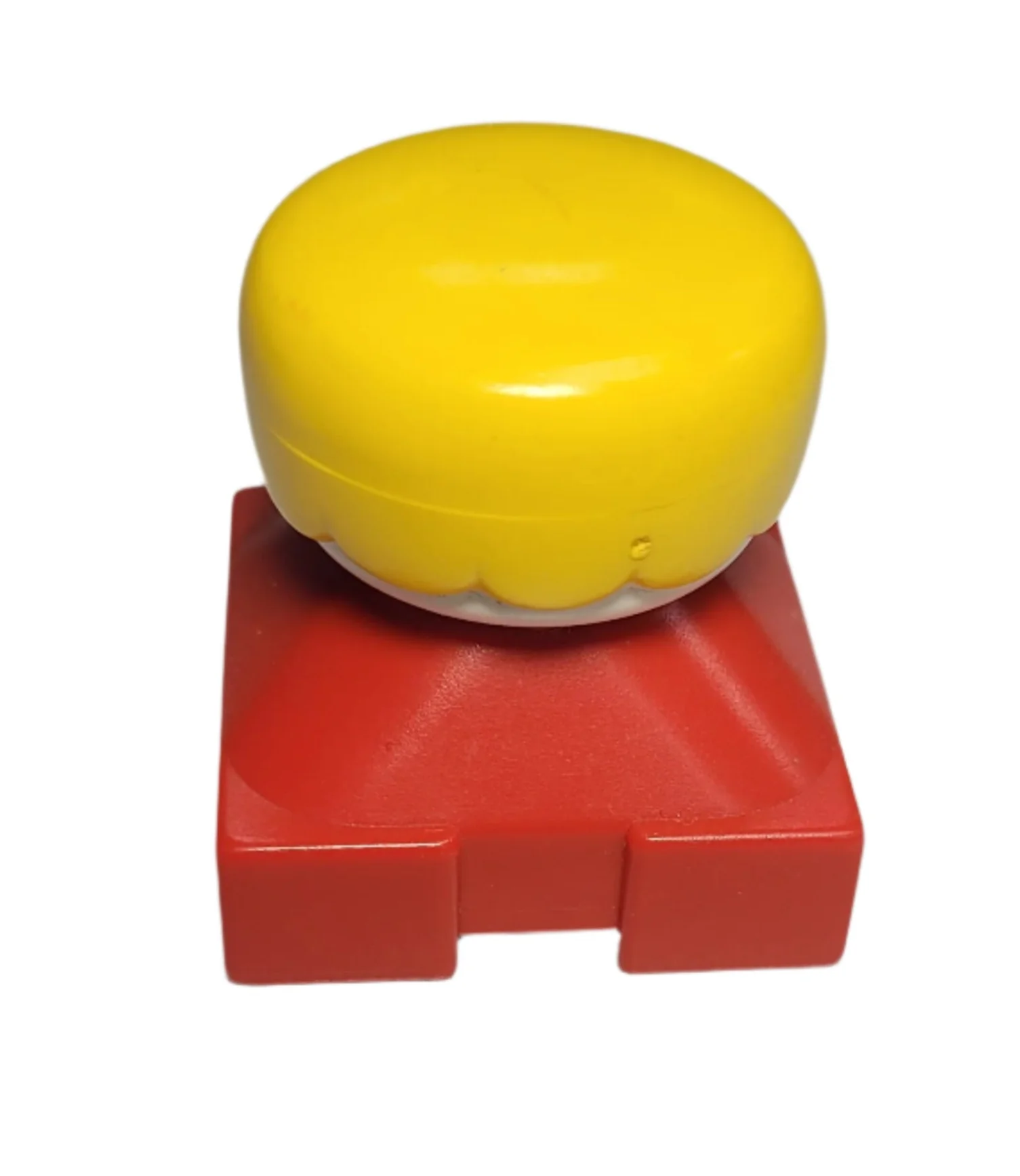 Duplo Figure Brick, Yellow Bow, 2327pb26 - Image 2