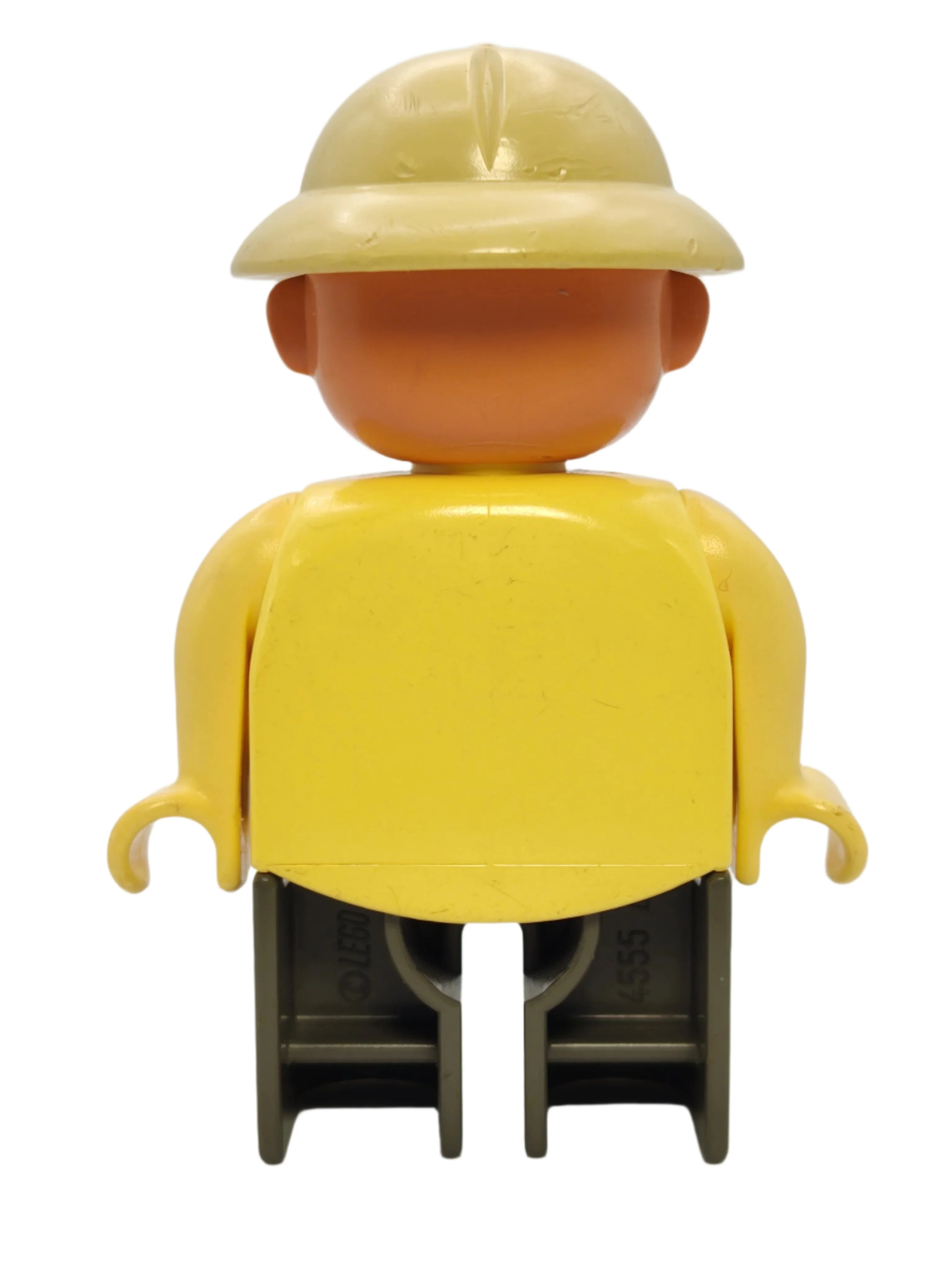 Duplo Figure Male - Tan Top with Pith Helmet, 4555pb073 - Image 3