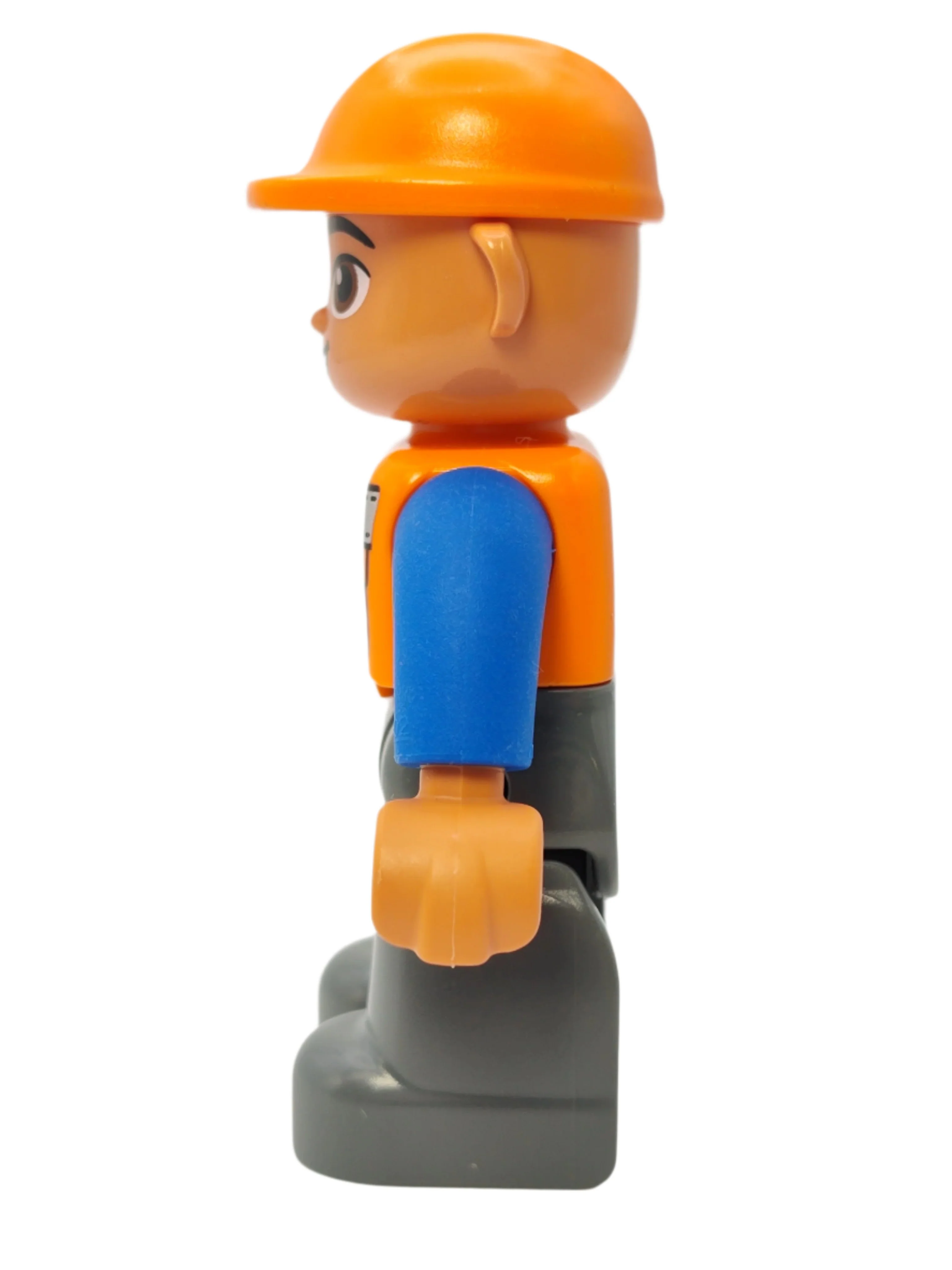 Duplo Figure Orange Vest with Zipper and Pockets, 47394pb156a - Image 2
