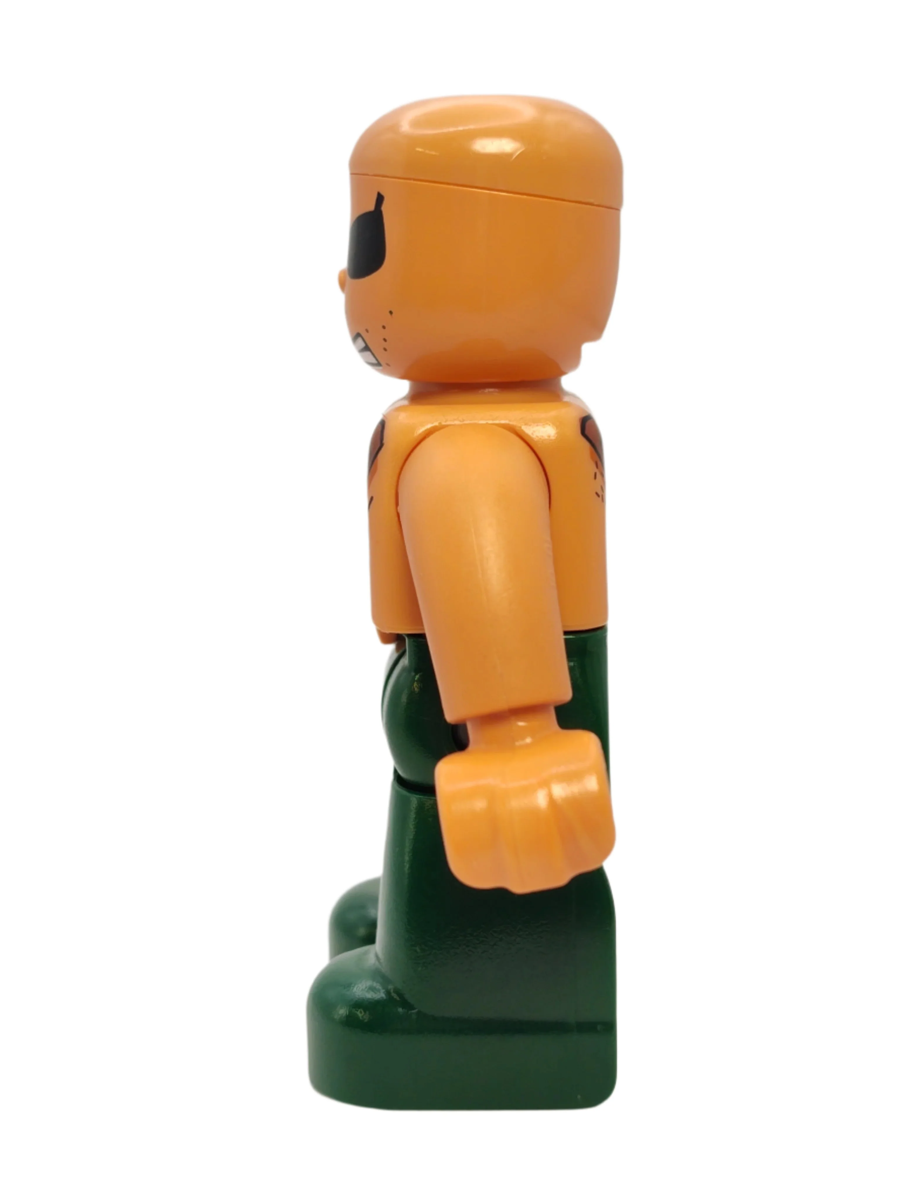 Duplo Figure Pirate - Strap and Dynamite with Bald Head, 47394pb088 - Image 2