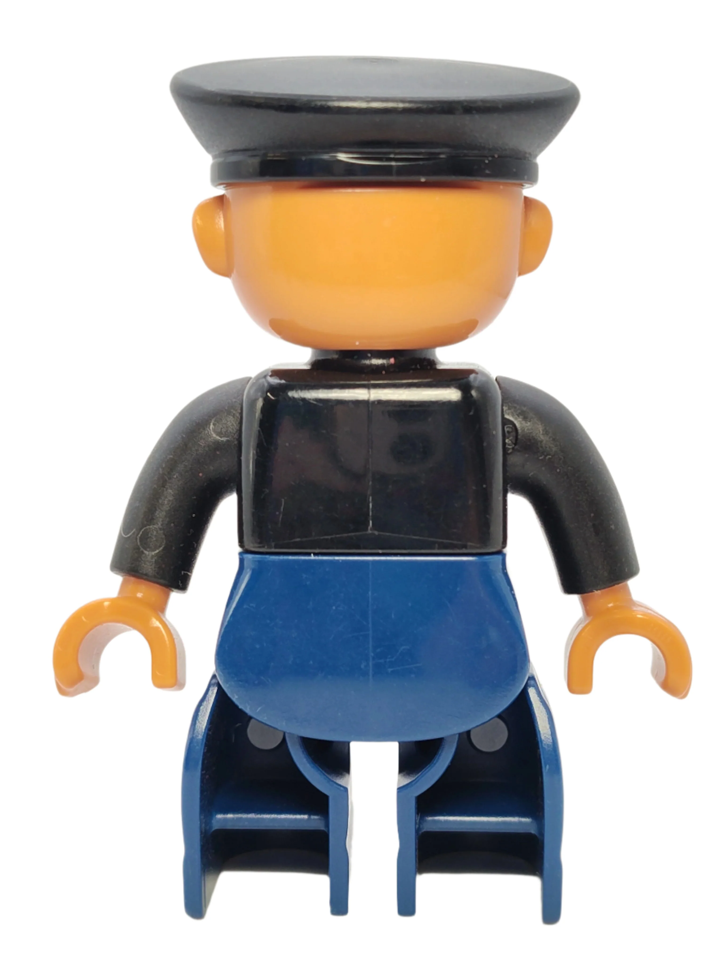 Duplo Figure Police - Black Top with Badge, 47394pb107 - Image 3