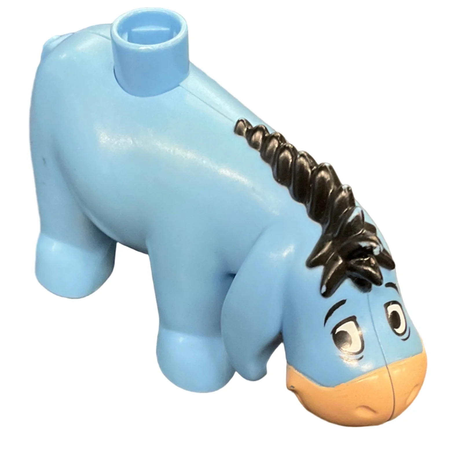 Duplo Figure Winnie the Pooh, Eeyore with Stud on Back, eeyorenew