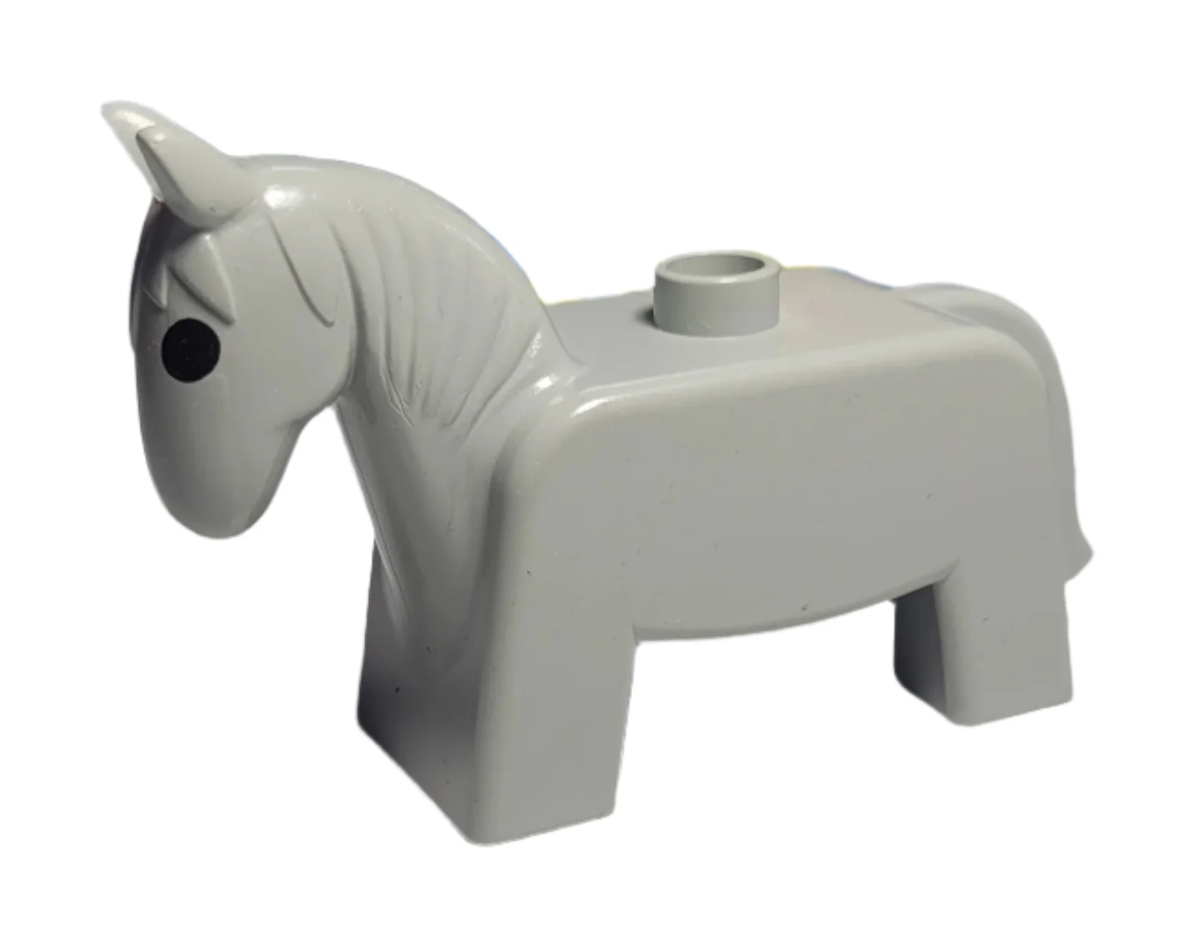 Duplo Horse Small with Solid Eyes, 4009pb01 - Image 4