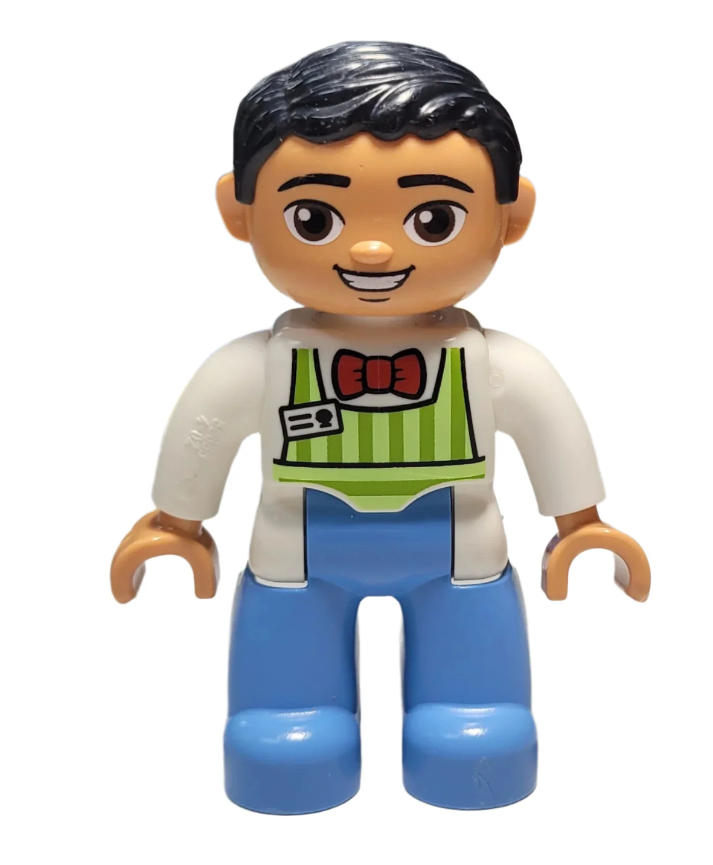 Duplo, Male, Lime Striped Apron - 47394pb182