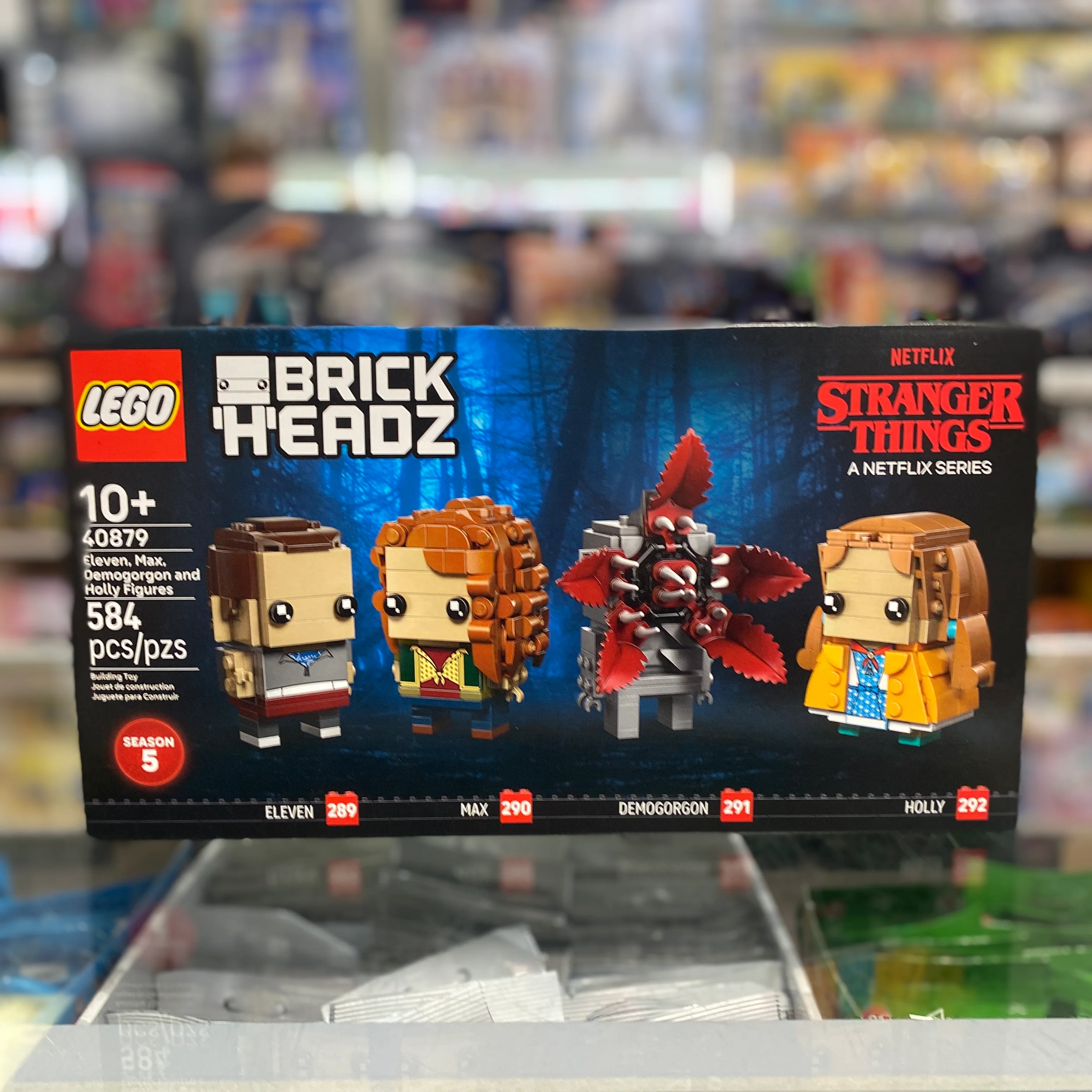Eleven, Max, Demogorgon and Holly Figures, 40879 - LEGO® BrickHeadz set