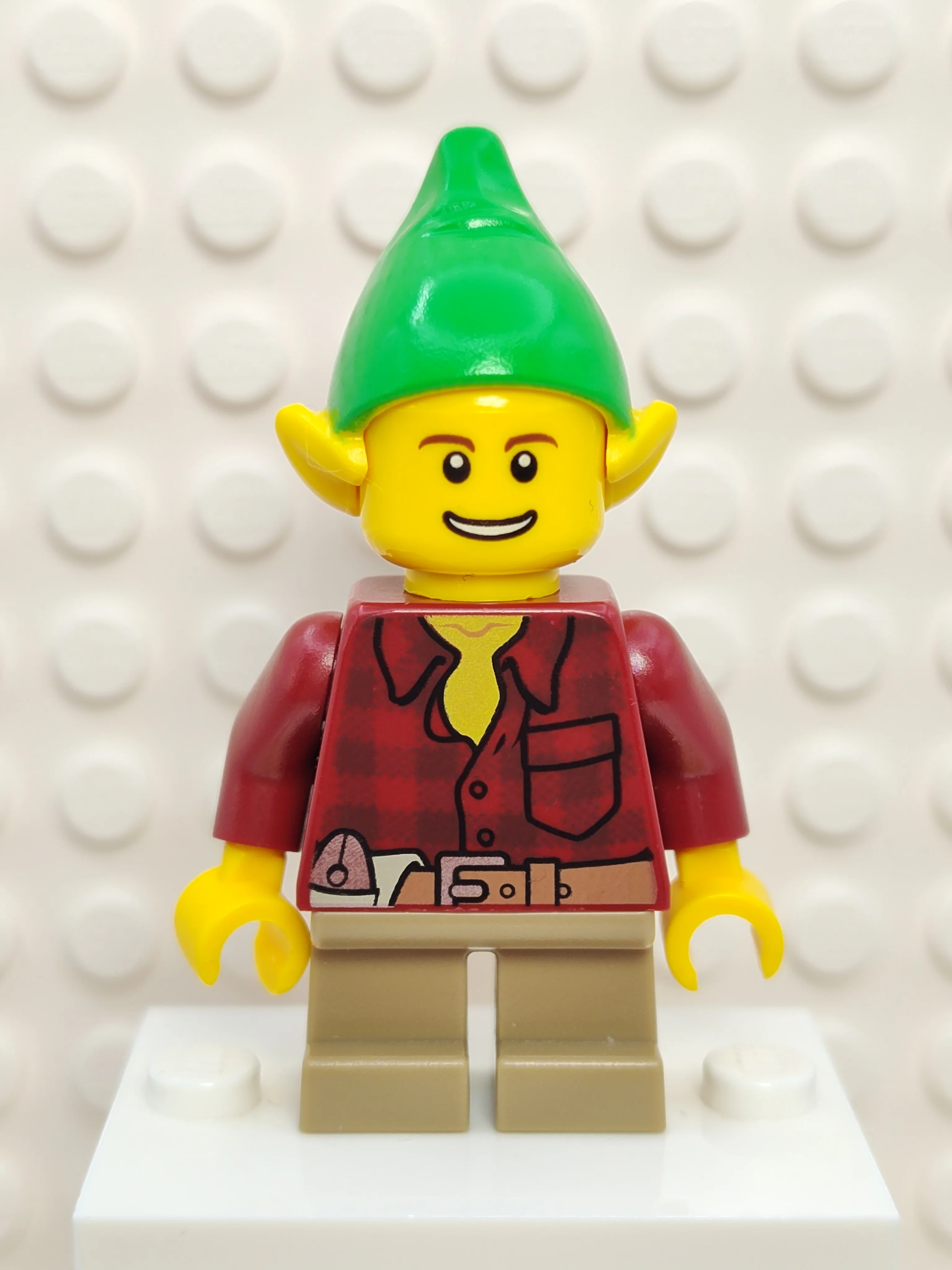 Elf - Dark Red Flannel Shirt, hol050
