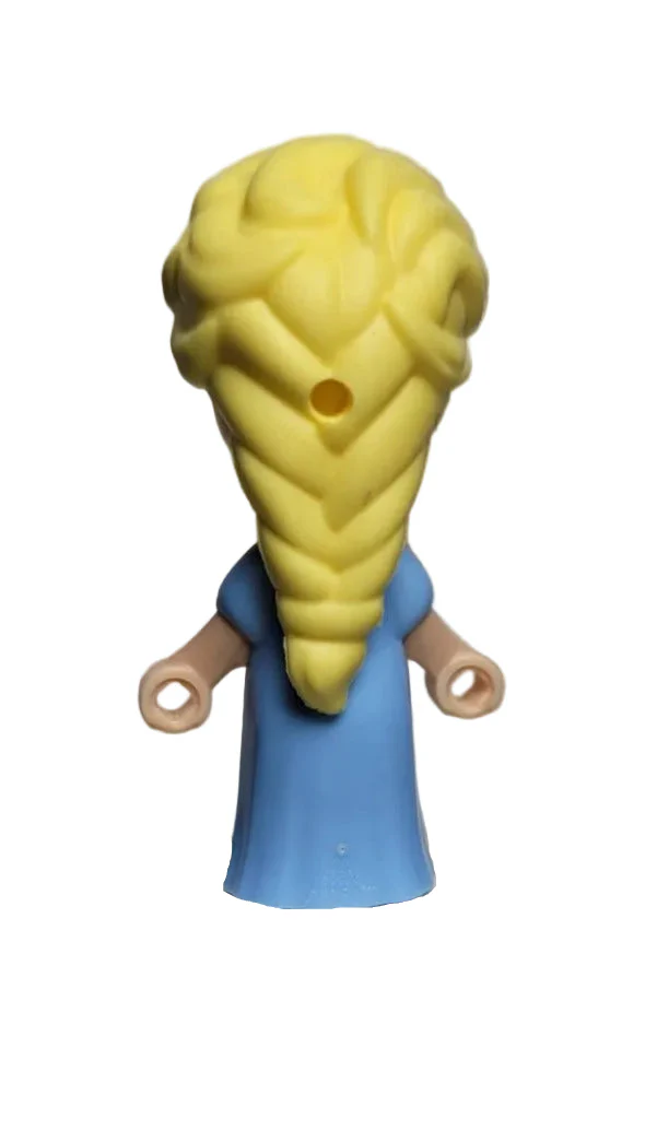 Elsa, Micro Doll, Lt Blue Dress, dp110 - LEGO® Disney Minifigure - Image 2