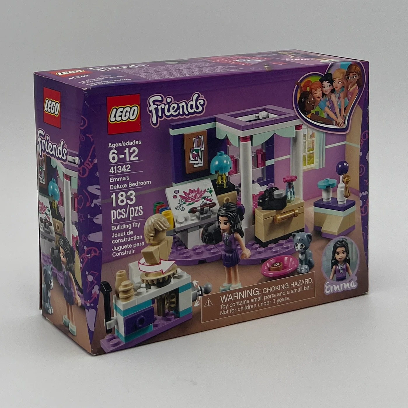 Emma's Deluxe Bedroom, 41342 - LEGO® Friends Set - Image 3