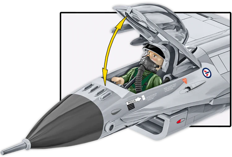 F-16 AM Fighting Falcon Fighter: COBI Set #5913 - Image 8