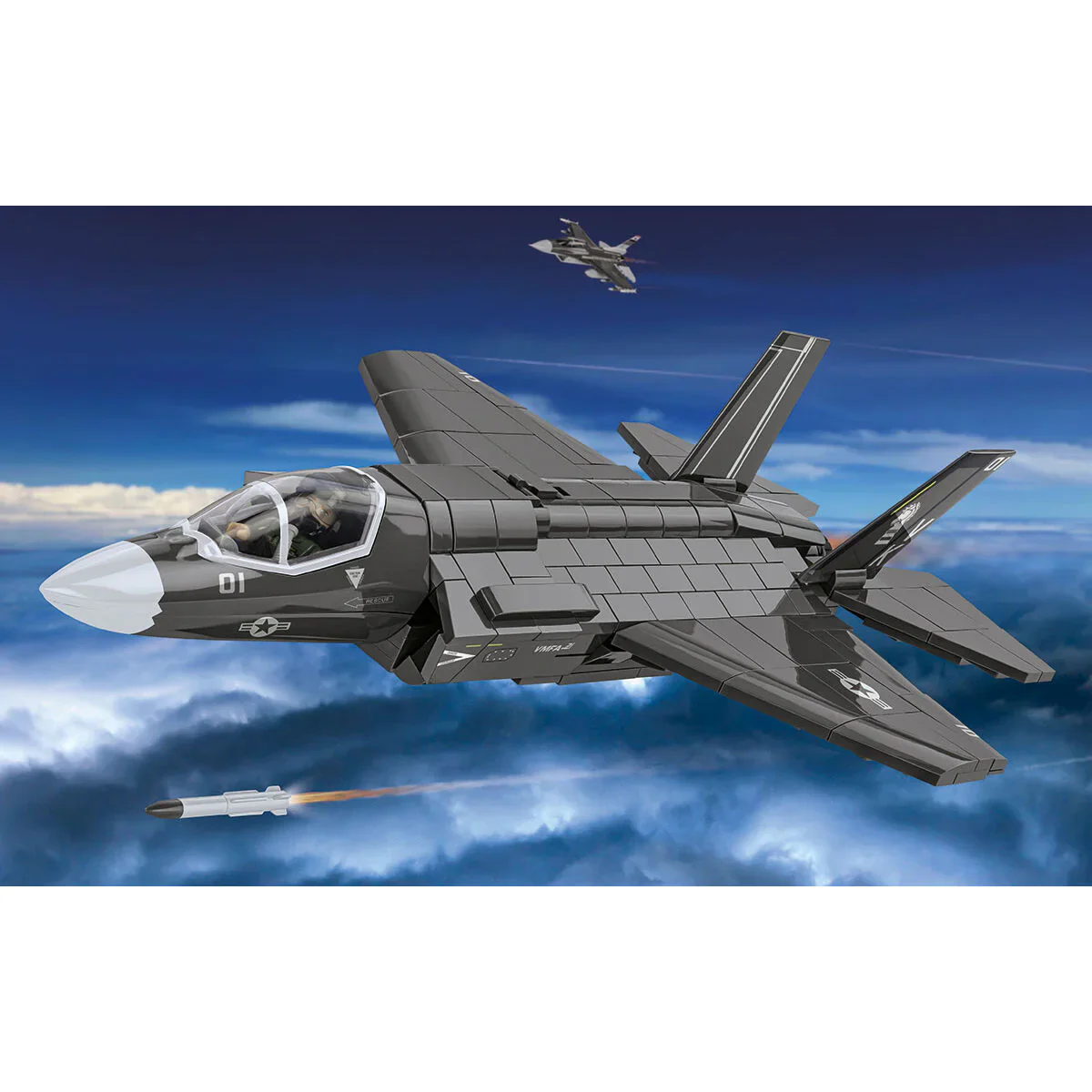 F-35B Marine Corps Lightning II Fighter Jet: COBI Set #5912 - Image 3
