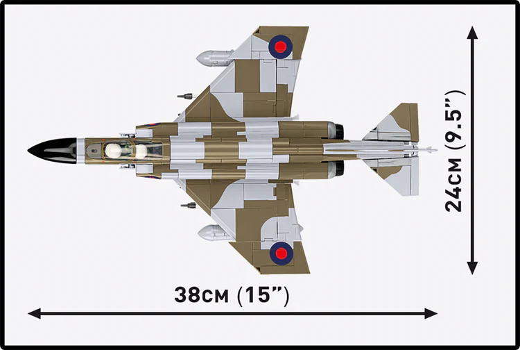 F-4M Phantom II (FGR.2) Jet Fighter: COBI Set #5908 - Image 7