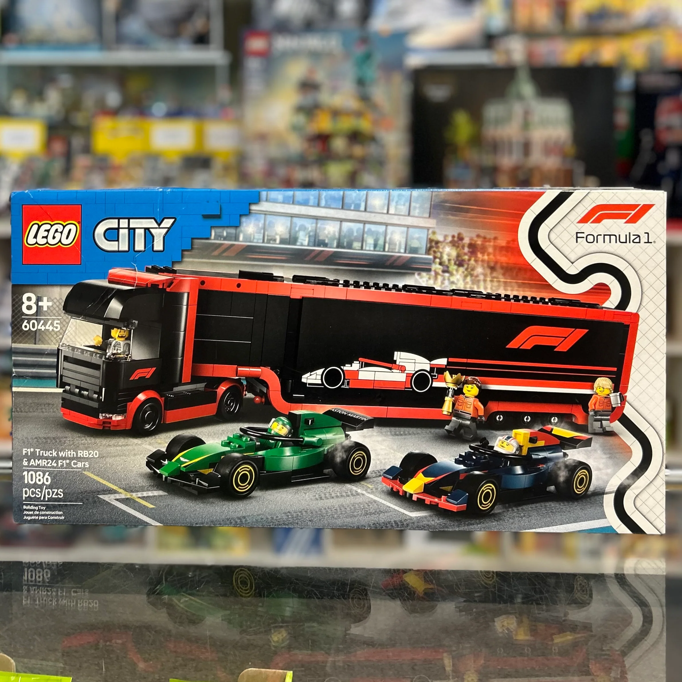F1 Truck with RB20 & AMR24 F1 Cars, 60445 - LEGO® City Set