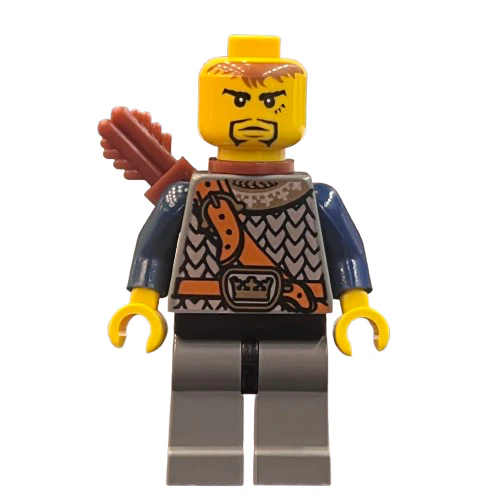 Fantasy Era - Crown Knight Scale Mail with Chest Strap and Quiver, cas361 - Image 2