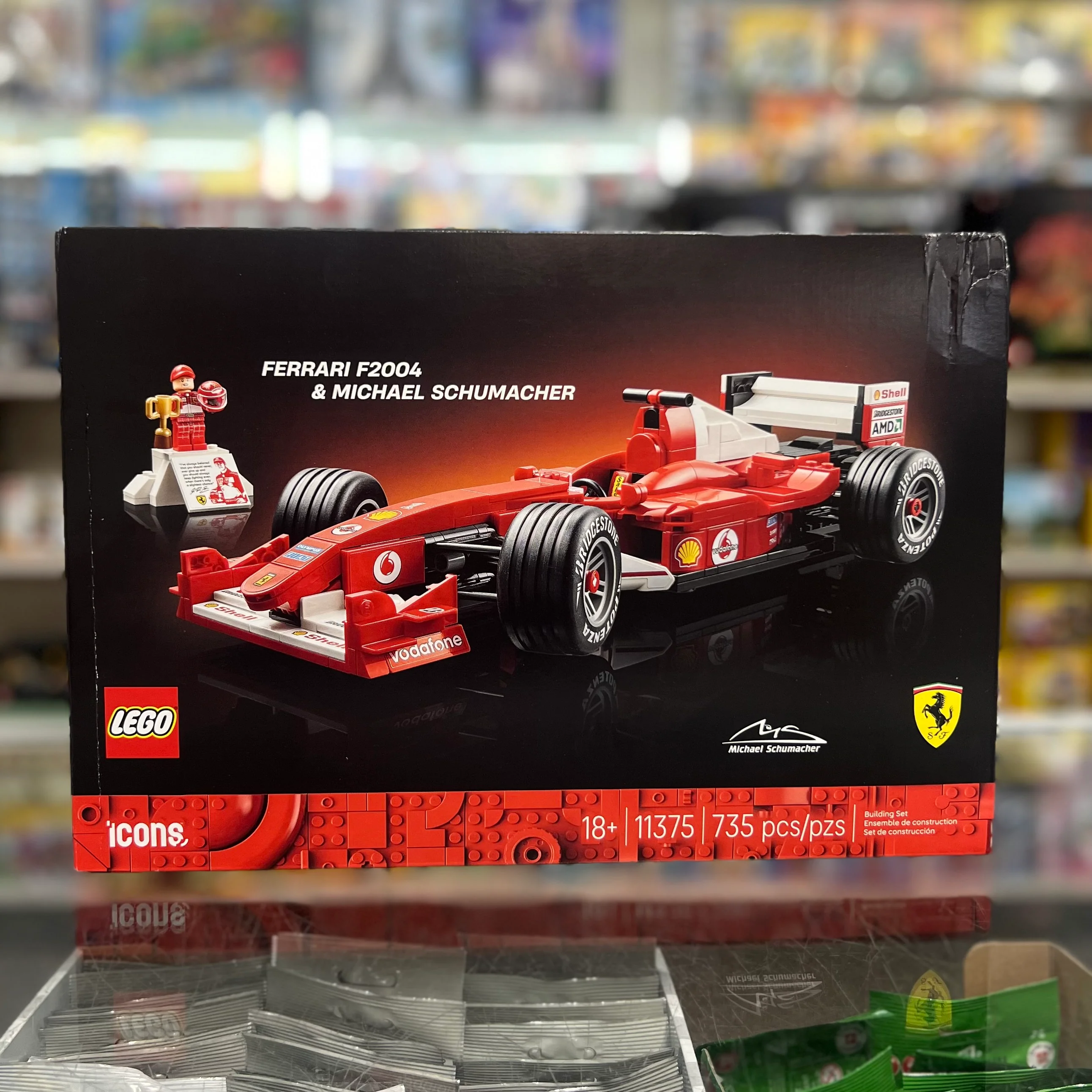 Ferrari F2004 & Michael Schumacher, 11375 - LEGO® Icons set