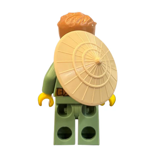 Fisherman - Sand Green Tunic, njo0991 - LEGO® Ninjago Minifigure - Image 3