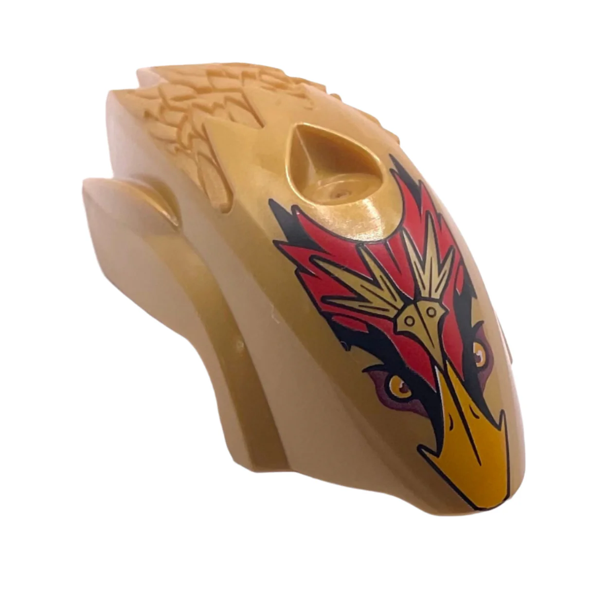 Flywheel Fairing Bird Shape with Bright Light Orange Beak Fluminox Pattern, Part# 15093pb02