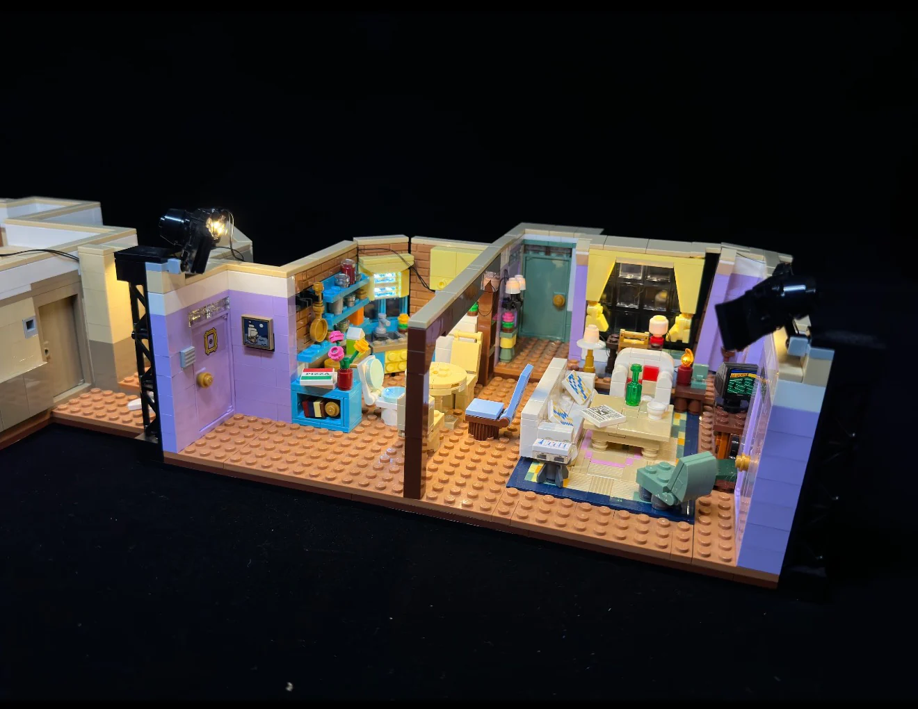 Friend's Apartment 10292 Custom Lighting Kit for LEGO® Set - Image 4