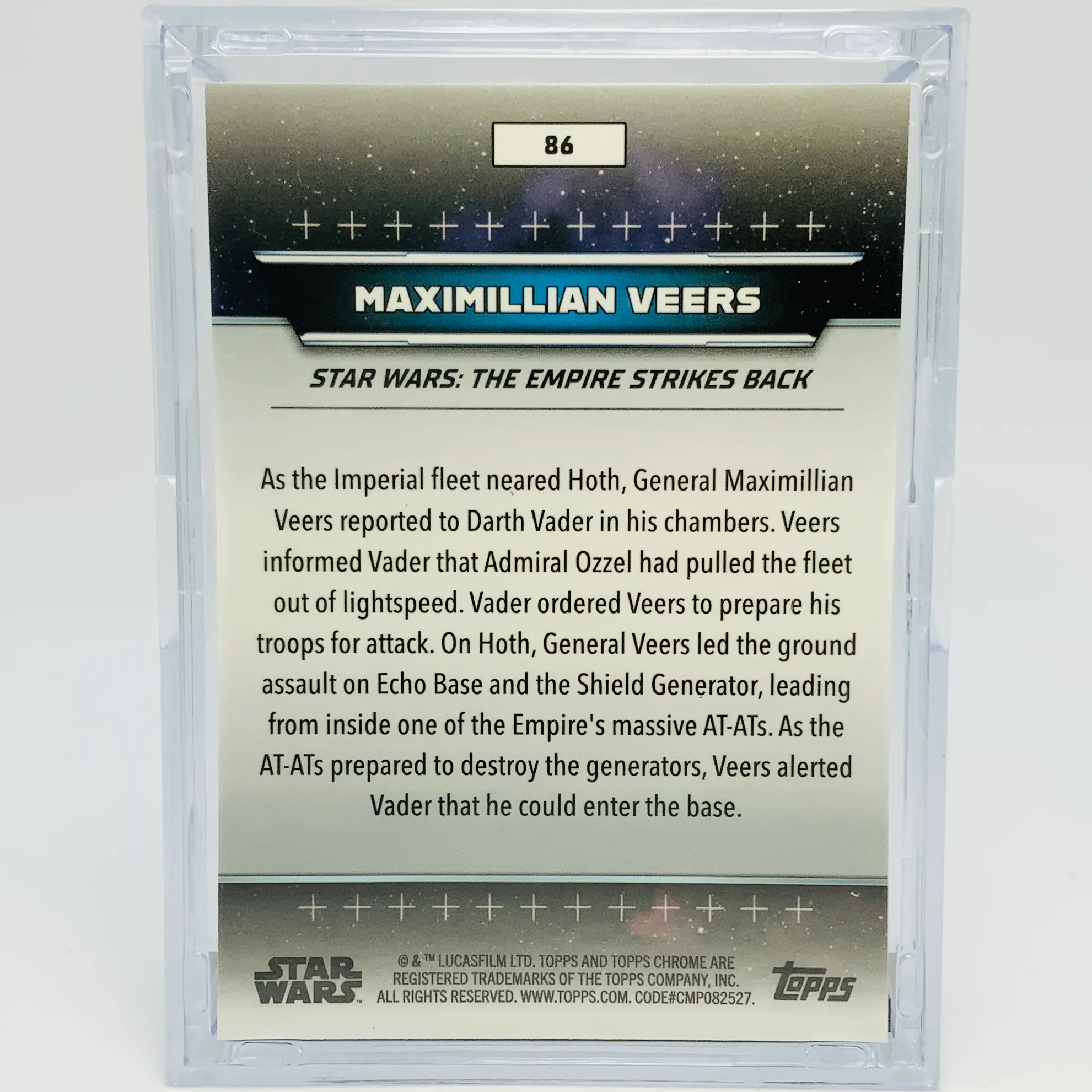 General Maximillian Veers with Trading Card & Collector’s Case - Image 3