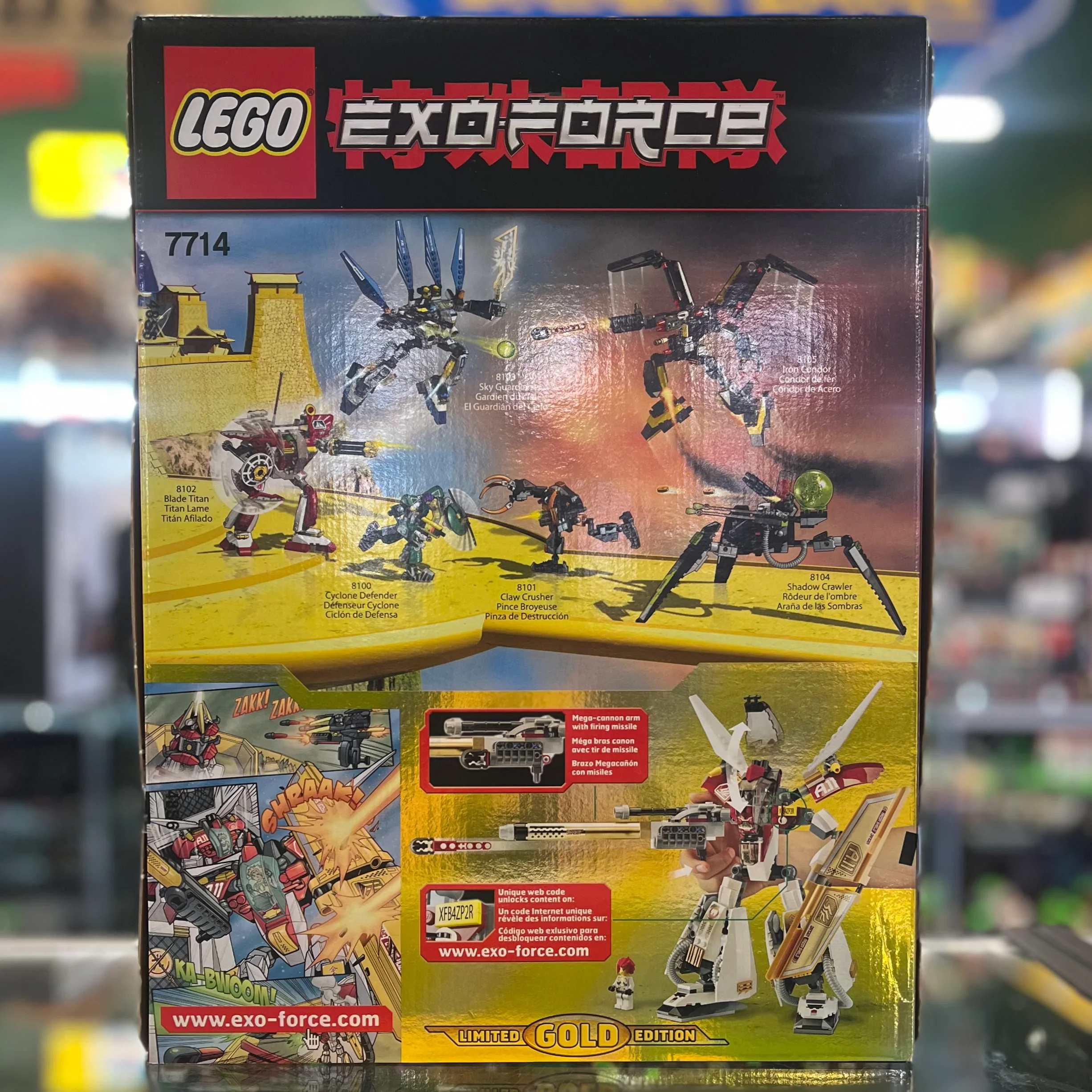 Golden Guardian (Limited Gold Edition), 7714 - LEGO® Exo-Force Set - Image 2