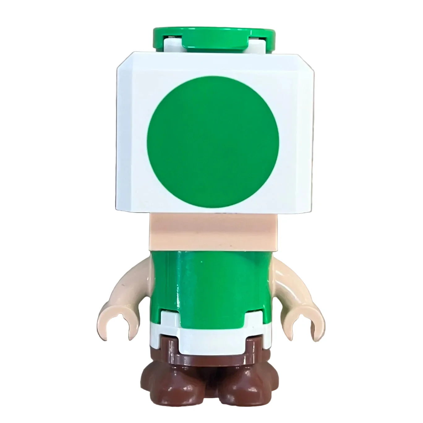 Green Toad - Closed Eyes, Tongue, mar0223 - LEGO® Super Mario Minifigure - Image 2