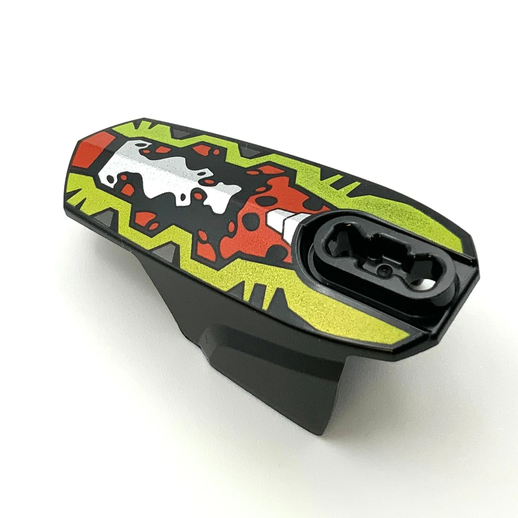 Hero Factory Armor with Ball Joint Socket - Size 6 with Lime, Red, and Silver Pattern, Part# 90638pb02