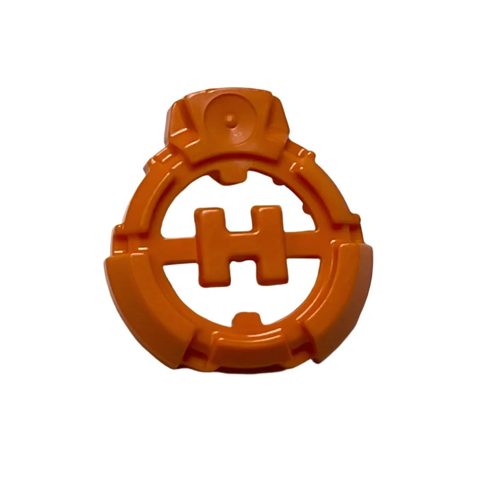 Hero Factory Chest Badge with 'H' and Flat Bottom, Part# 92199 - Image 6