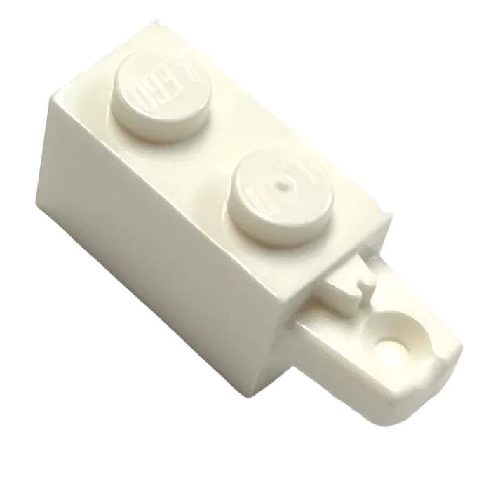 Hinge Brick 1 x 2 Locking with 1 Finger Horizontal End, Part# 30541 - Image 3