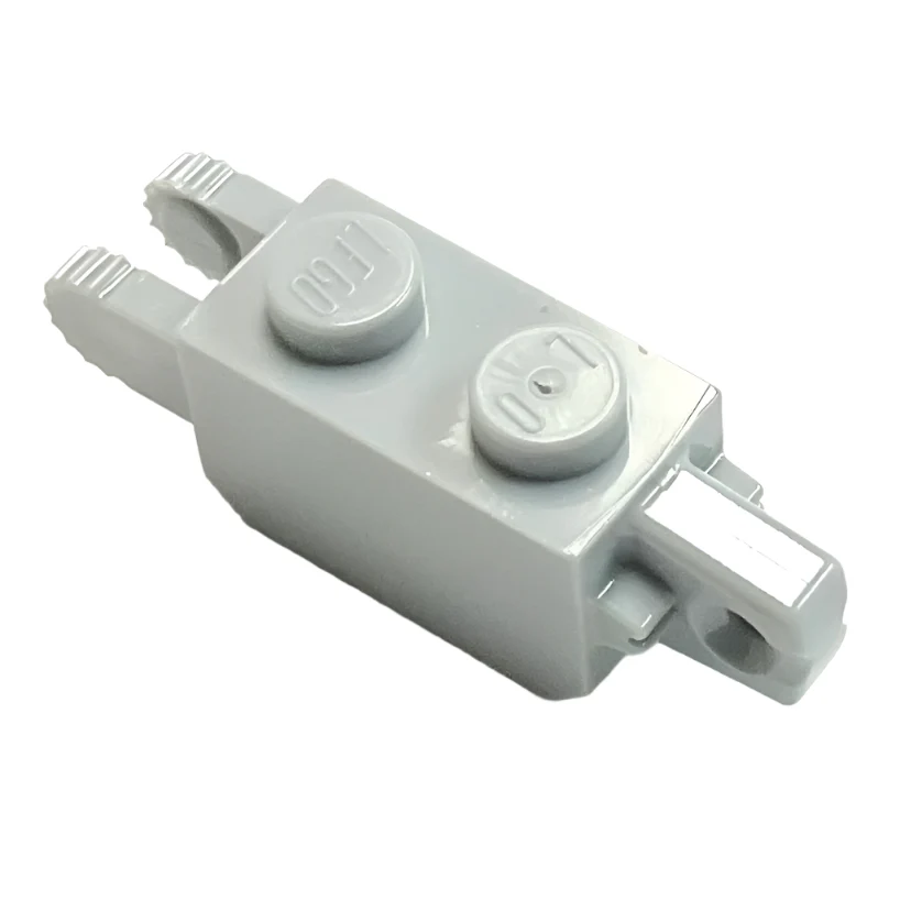Hinge Brick 1 x 2 Locking with 1 Finger Vertical End and 2 Fingers Vertical End, Part# 30386 - Image 2