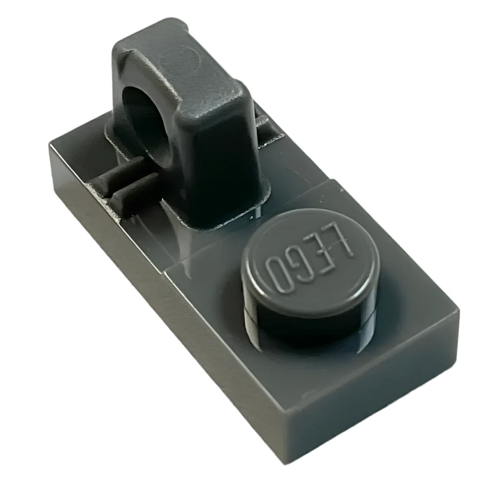 Hinge Plate 1 x 2 Locking with 1 Finger on Top, Part# 30383 - Image 2