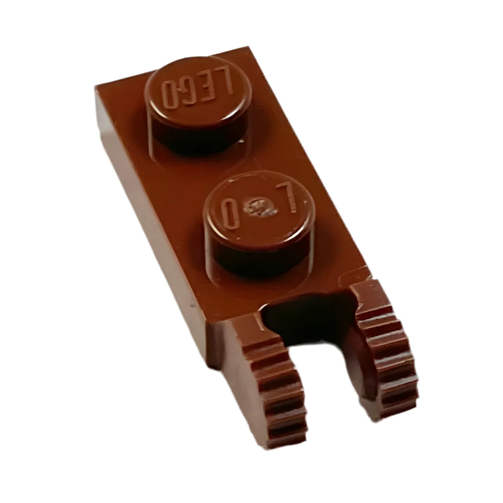 Hinge Plate 1 x 2 Locking with 2 Fingers on End, Part# 44302 - Image 4