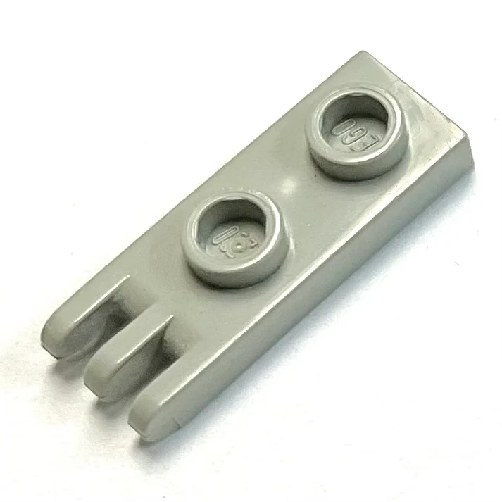 Hinge Plate 1 x 2 with 3 Fingers on End - Hollow Studs, Part# 4275b - Image 2