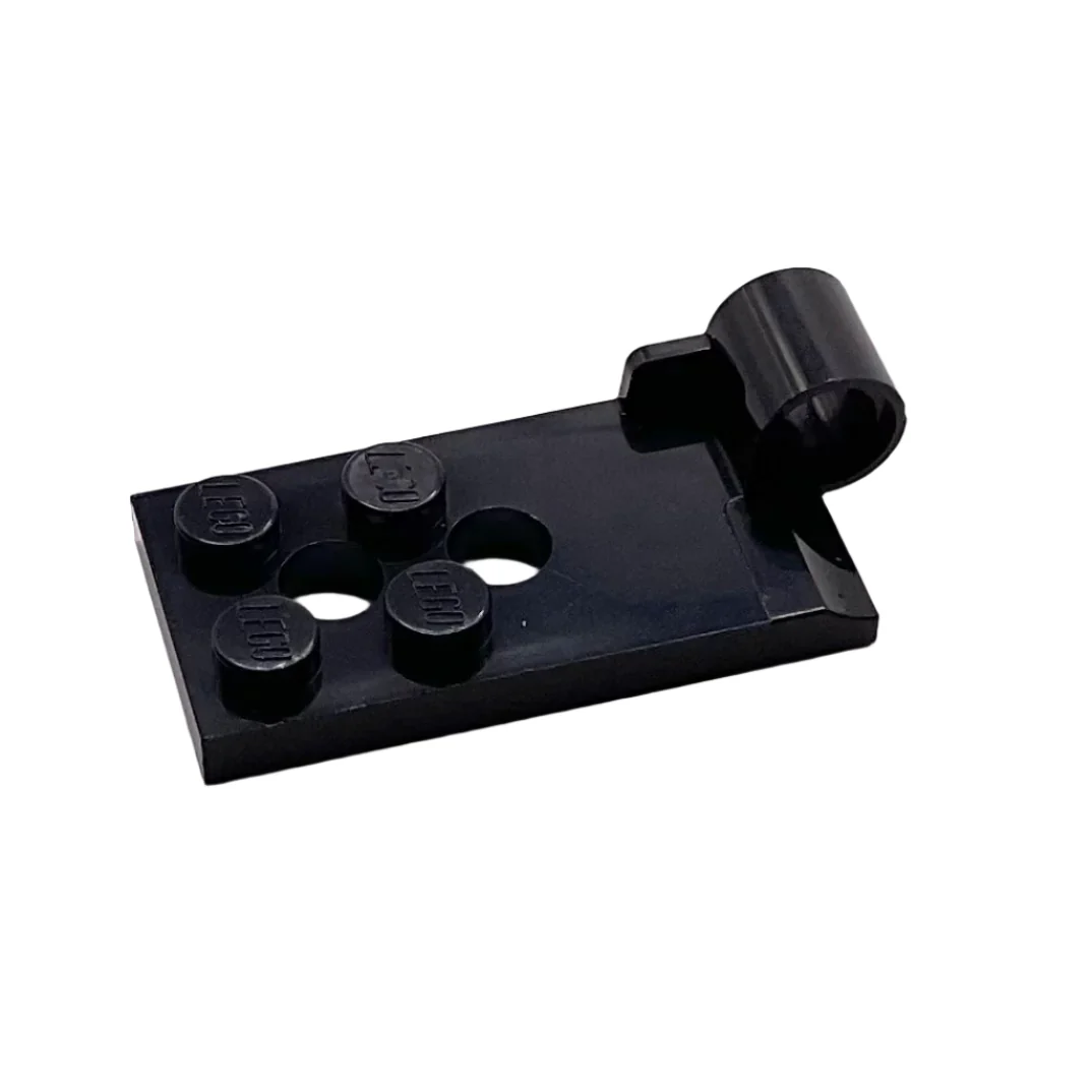 Hinge Plate 2 x 4 with Pin Hole and 2 Holes - Bottom, Part# 43056