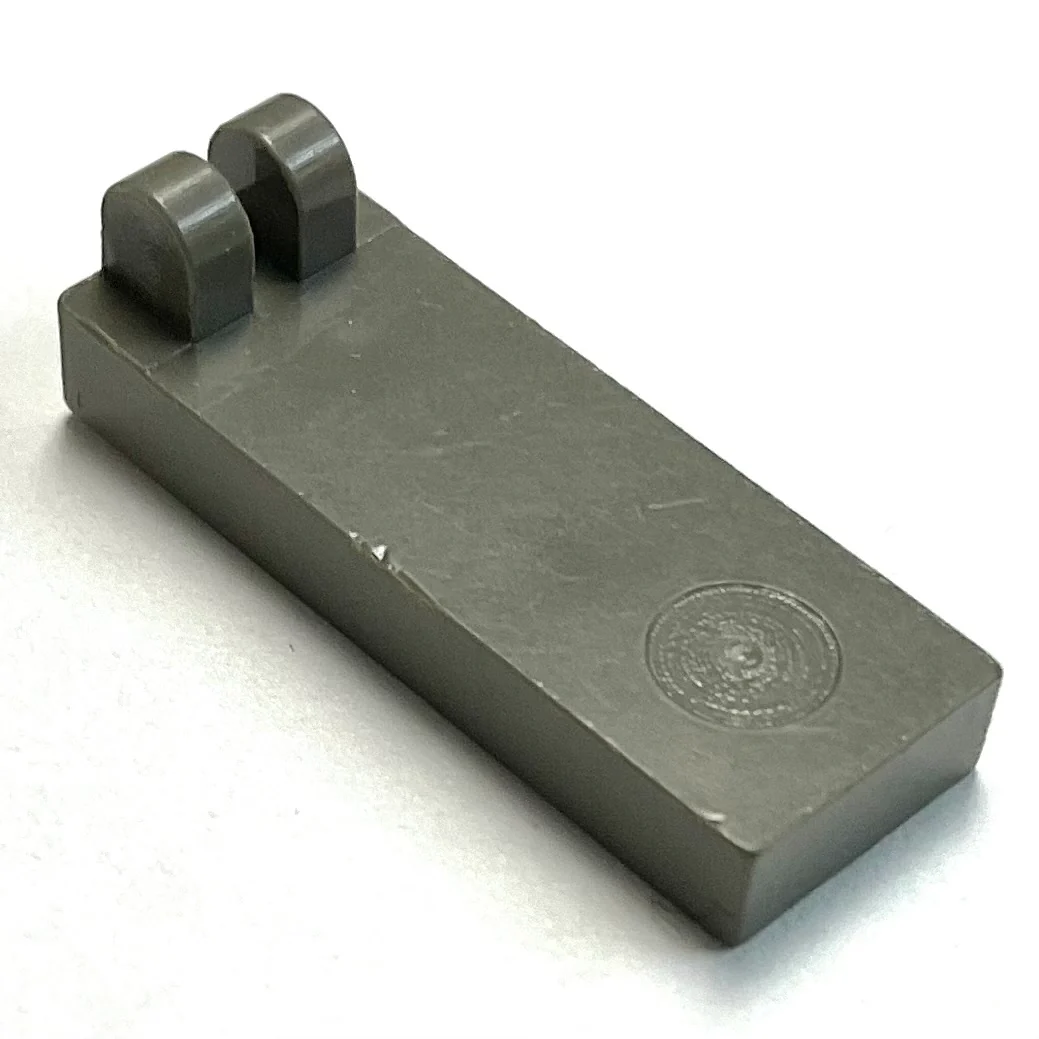 Hinge Tile 1 x 2 1/2 with 2 Fingers on Top, Part# 4531