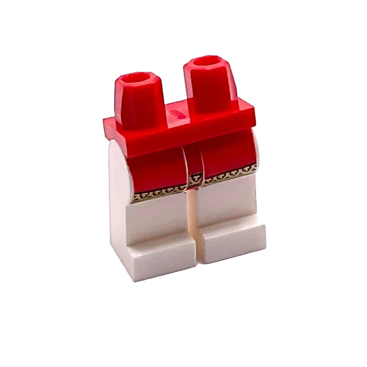 Hips and White Legs with Red Surcoat with Gold Border Pattern, Part# 970c01pb59