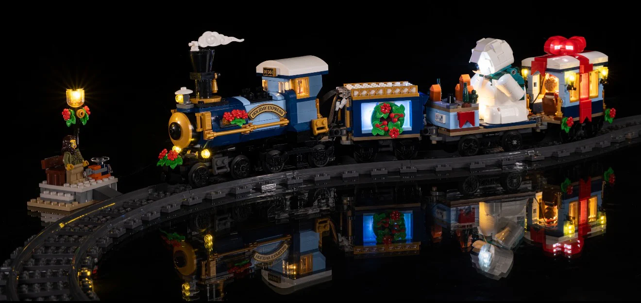 Holiday Express Train 10361 Custom Lighting Kit for LEGO® Set