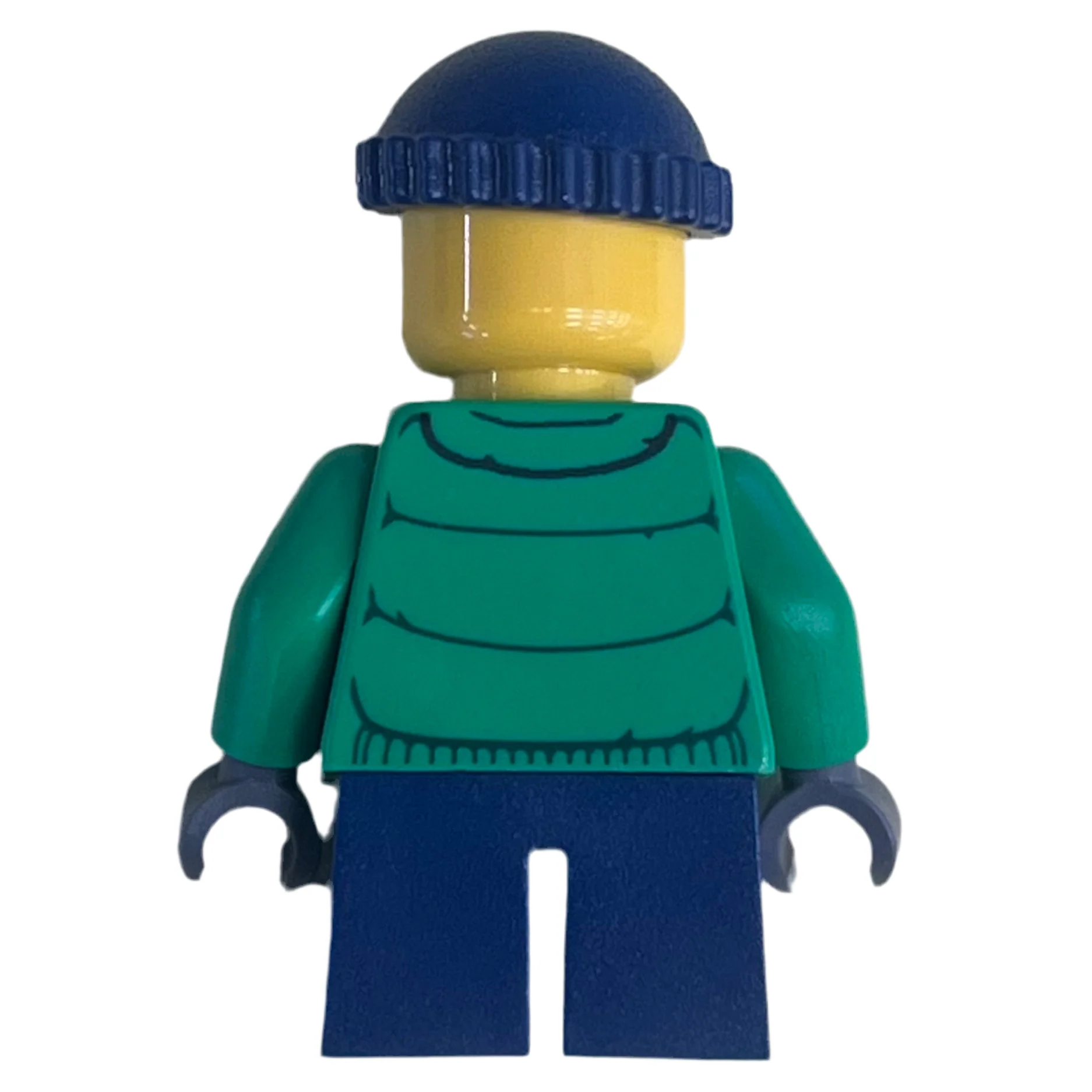 Holiday- Winter Jacket with Dark Blue Knit Cap, hol065 - Image 2