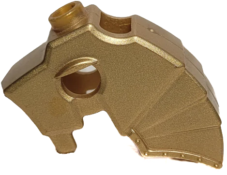 Horse Battle Helmet, Stud on Top, 3 Neck Plates - 89524 - Image 13