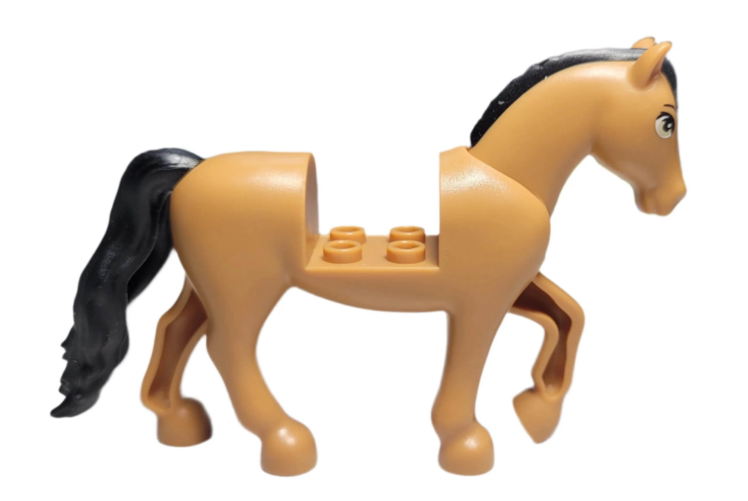 Horse with Molded Black Mane & Tail, bb1279c01pb09 - Image 2
