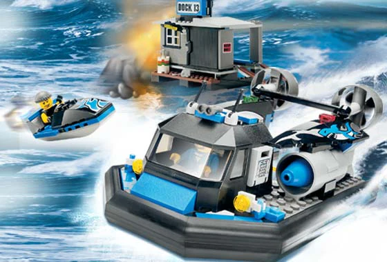 Hovercraft Hideout, 7045 - LEGO® World City Set