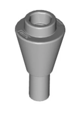 Ice Cream Cone 1x1 inverted with Handle, Part# 11610 - Image 6